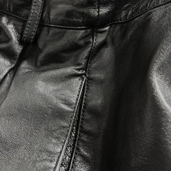WILSONS LEATHER ウィルソンズレザー 90s 2タックレザーワイドショーツ 95321 10 BLACK ショートパンツ ヴィンテージ ボトムス g14817 |  | 07