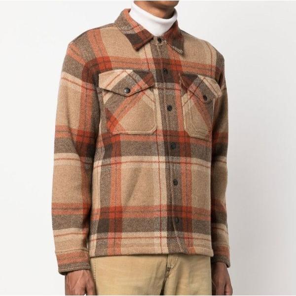 RRL ダブルアールエル 22AW WOOL PLAID WORK SHIRT SWEATER ウールチェックワークシャツジャケット XS Double RL 定価12万 JUMPER g14829 |  | 02