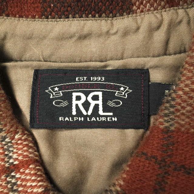 RRL ダブルアールエル 22AW WOOL PLAID WORK SHIRT SWEATER ウールチェックワークシャツジャケット XS Double RL 定価12万 JUMPER g14829 |  | 03