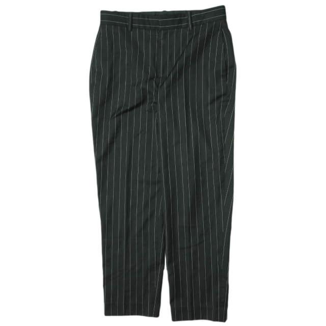 POLO RALPH LAUREN ポロ・ラルフローレン ピンストライプノープリーツスラックス 211718580001 0 ブラック パンツ テーパード g14842 | 