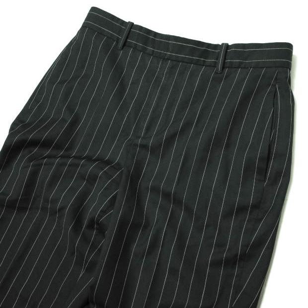 POLO RALPH LAUREN ポロ・ラルフローレン ピンストライプノープリーツスラックス 211718580001 0 ブラック パンツ テーパード g14842 |  | 03