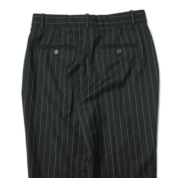 POLO RALPH LAUREN ポロ・ラルフローレン ピンストライプノープリーツスラックス 211718580001 0 ブラック パンツ テーパード g14842 |  | 05