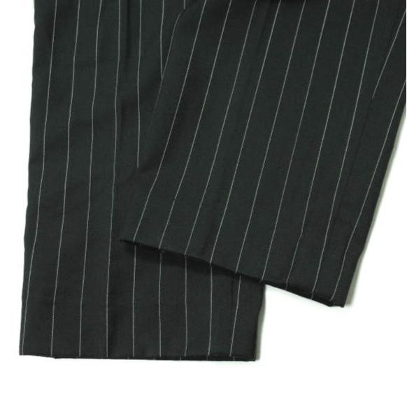 POLO RALPH LAUREN ポロ・ラルフローレン ピンストライプノープリーツスラックス 211718580001 0 ブラック パンツ テーパード g14842 |  | 06