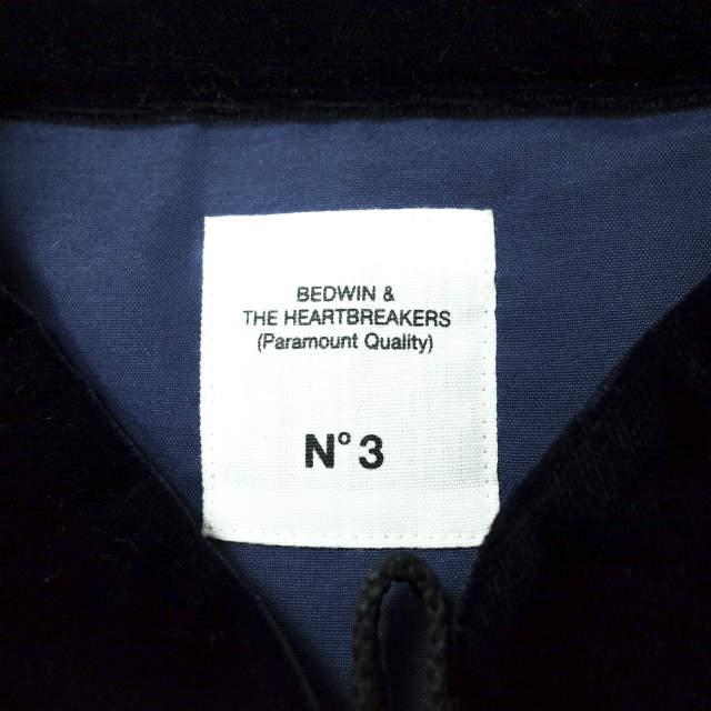 BEDWIN ＆ THE HEARTBREAKERS ベドウィン 19AW VELVET CHINA JACKET KELLY ベルベットチャイナジャケット 3 NAVY 中綿 ベロア g14848 |  | 07