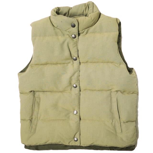 Engineered Garments エンジニアードガーメンツ カナダ製 60/40クロス ダウンベスト 1 ベージュ アウター g14889 | 