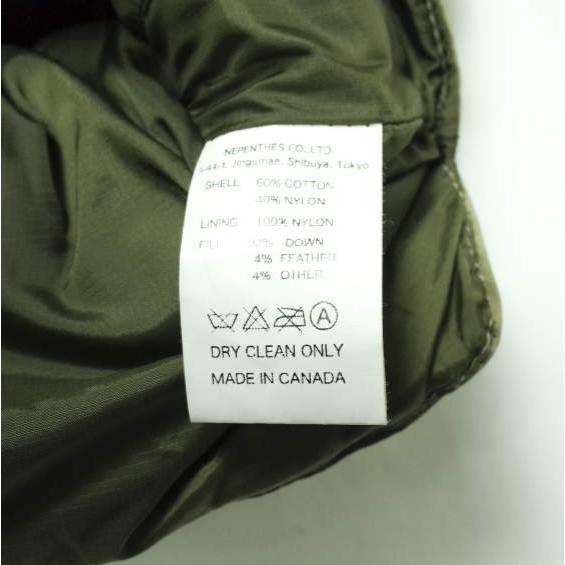 Engineered Garments エンジニアードガーメンツ カナダ製 60/40クロス ダウンベスト 1 ベージュ アウター g14889 |  | 08