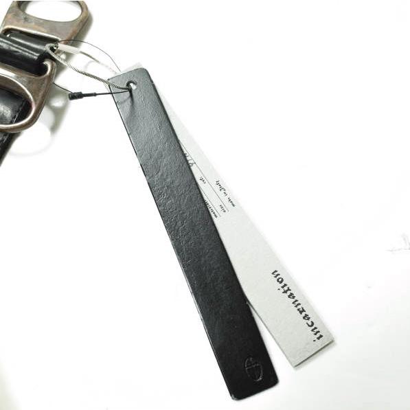 incarnation インカネーション CALF SHOULDER LEATHER BELT D-RING #2 カーフショルダーレザーベルト Dリング 32514-8817 ブラック g14913 |  | 02