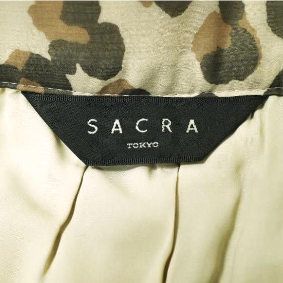 SACRA サクラ レオパードプリーツロングスカート 119612121 36 ベージュ ボトムス g14927 |  | 02