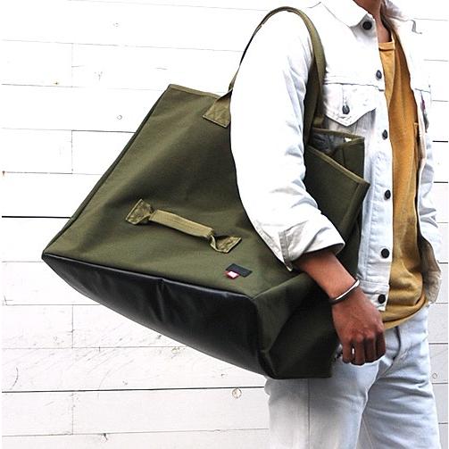 S/DOUBLE x PORTER x B JIRUSHI YOSHIDA エスダブル ポーター B印 ヨシダ DAISY CUTTER TOTE BAG L 大容量 トートバッグ オリーブ g14937 |  | 03