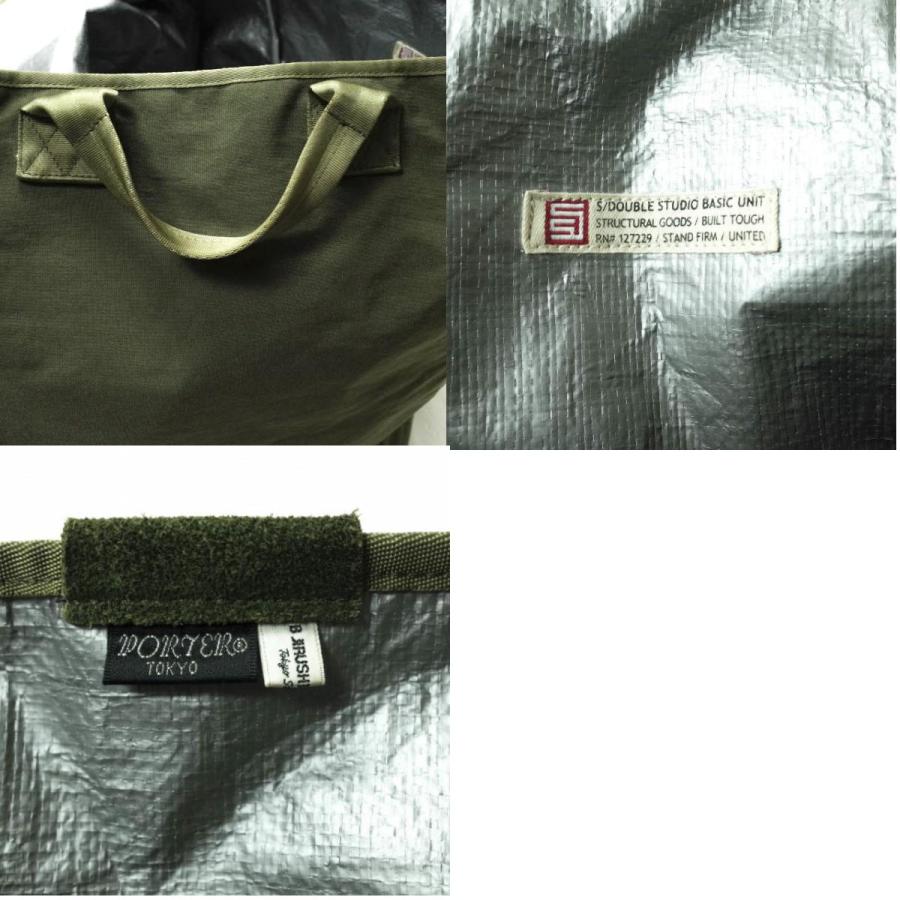 S/DOUBLE x PORTER x B JIRUSHI YOSHIDA エスダブル ポーター B印 ヨシダ DAISY CUTTER TOTE BAG L 大容量 トートバッグ オリーブ g14937 |  | 09