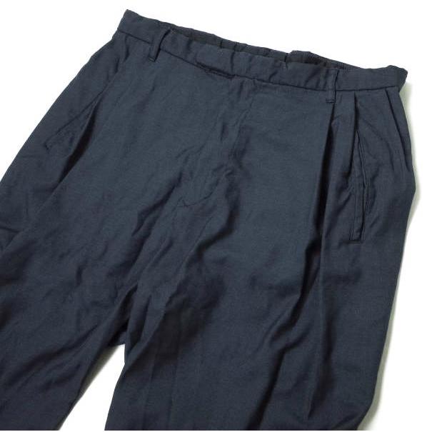 新品 mando マンド 21SS 日本製 PE/RA TUCK SARROUEL PANTS