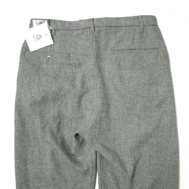 新品 mando マンド 20AW 日本製 PE TWEED TUCK SARROUEL PANTS ポリエステルツイード 2タックサルエルパンツ 20398-005 1 GRAY g14957 |  | 06