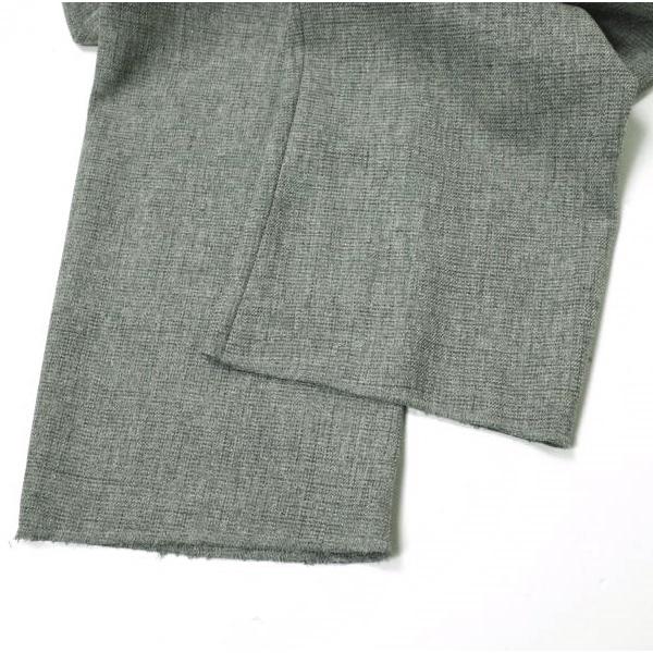 新品 mando マンド 20AW 日本製 PE TWEED TUCK SARROUEL PANTS ポリエステルツイード 2タックサルエルパンツ 20398-005 1 GRAY g14957 |  | 07