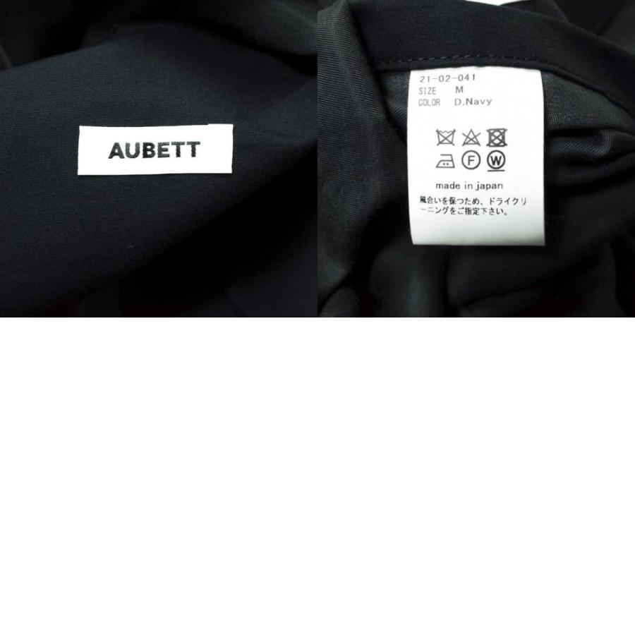 AUBETT 21AW ダブルクロスバルカラーコート L AUBETT オーベット 21AW 日本製 DOUBLE CLOTH BAL COLLAR COAT