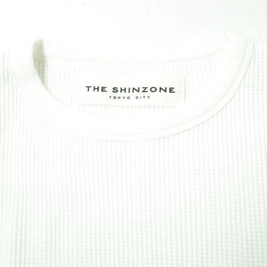 THE SHINZONE ザ シンゾーン 23AW 日本製 WAFFLE PO ワッフルプルオーバー 22MMSCU20 Free ホワイト サーマル オーバーサイズ g15000 |  | 04