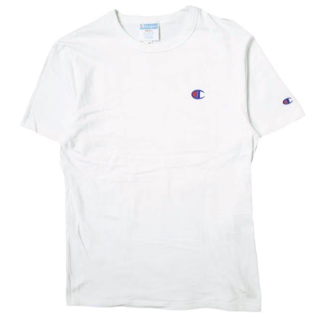 Champion チャンピオン Heritage C Logo S/S T-Shirt ヘリテージショートスリーブTシャツ S ホワイト 半袖 ロゴ刺繍 USA トップス g15029 | 