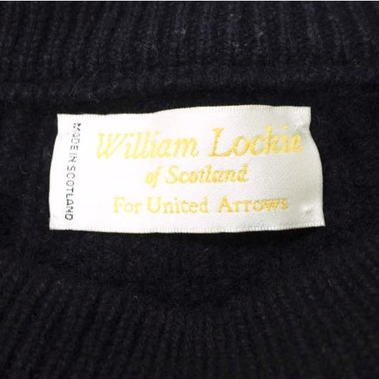 WILLIAM LOCKIE x UNITED ARROWS ウィリアムロッキー 別注 ケーブルクルーネックニット 38 ネイビー セーター アラン プルオーバー g15031 |  | 02