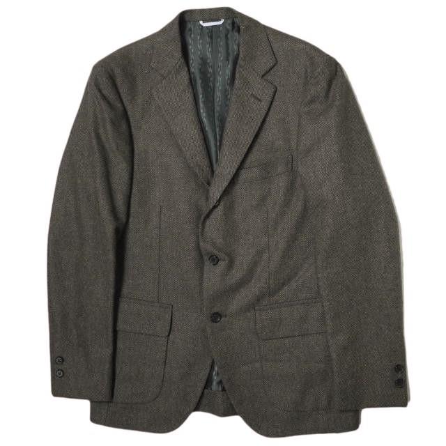 KENNETH FIELD ケネスフィールド BIRDS EYE WOOL FLANNEL SUITS 60s SPORTS COAT ＆ TRIM TROUSER 1P BROWN スーツ セットアップ g15050 |  | 01