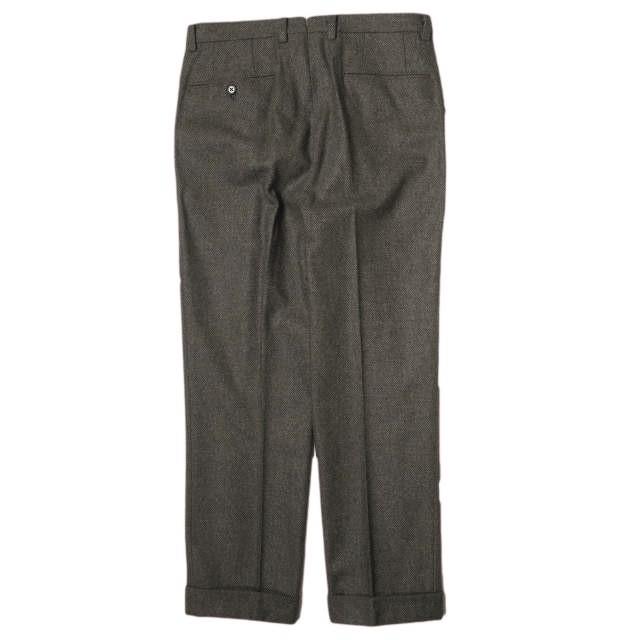 KENNETH FIELD ケネスフィールド BIRDS EYE WOOL FLANNEL SUITS 60s SPORTS COAT ＆ TRIM TROUSER 1P BROWN スーツ セットアップ g15050 |  | 04