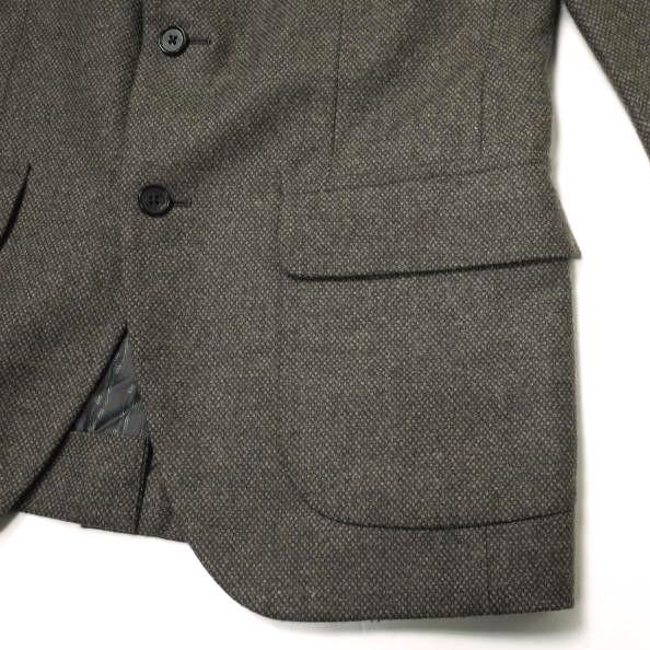 KENNETH FIELD ケネスフィールド BIRDS EYE WOOL FLANNEL SUITS 60s SPORTS COAT ＆ TRIM TROUSER 1P BROWN スーツ セットアップ g15050 |  | 06