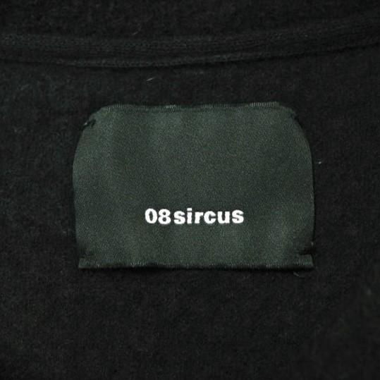 08sircus ゼロエイトサーカス wool pile boa crew neck 圧縮ウール パイルボアクルーネック S17AM-CS02 4 ブラック セーター ニット g15065 |  | 02