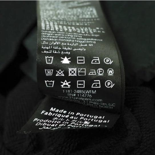 3.1 Phillip Lim フィリップリム SS SWEATSHIRT W POPLIN SHIRT TALL シャツレイヤード ショートスリーブスウェット F181-2485LWFM M Black |  | 07