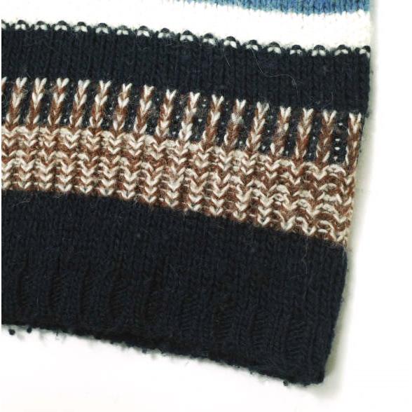 N°21 ヌメロヴェントゥーノ アルパカーボーダークルーネックニット ?P15IN1M0A0067074 46 ネイビー セーター プルオーバー g15088 |  | 05