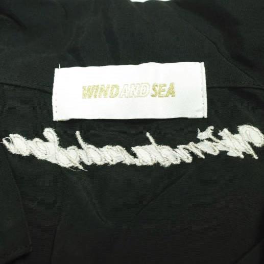 WIND AND SEA ウィンダンシー 日本製 Sandiego レーヨンオープンカラーシャツ L BLACK 半袖 開襟 アロハ トップス g15098 |  | 02