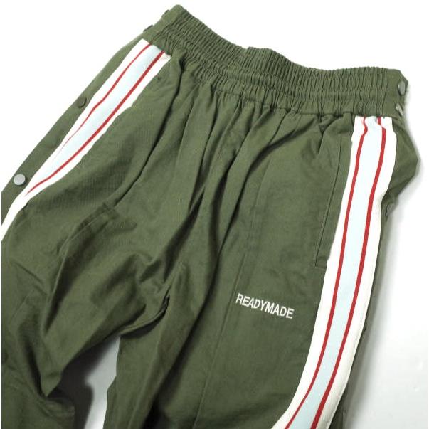 READYMADE レディメイド 日本製 SIDE SNAP TRACK PANTS テント READYMADE レディメイド 日本製 SIDE SNAP TRACK PANTS テント