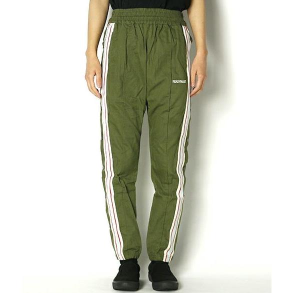 READYMADE レディメイド 日本製 SIDE SNAP TRACK PANTS テントシェル サイドスナップトラックパンツ 1 KHAKI リメイク イージー g15101 |  | 08