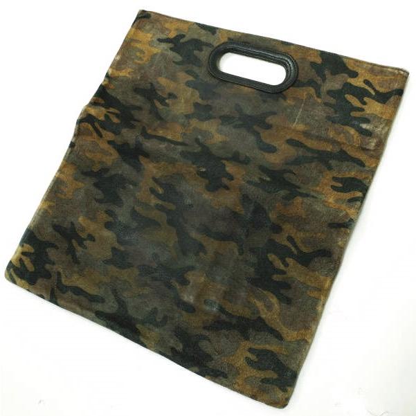 ISAMU KATAYAMA BACKLASH イサムカタヤマバックラッシュ SEDUCTION TRAP カモフラージュスエードクラッチバッグ BLACK/CAMO カバン g15104 |  | 04