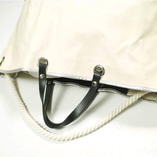 okyo tote 庵郷子 日本製 キャンバス x レザー トートバッグ 特大サイズ Natural カバン g15162 |  | 02