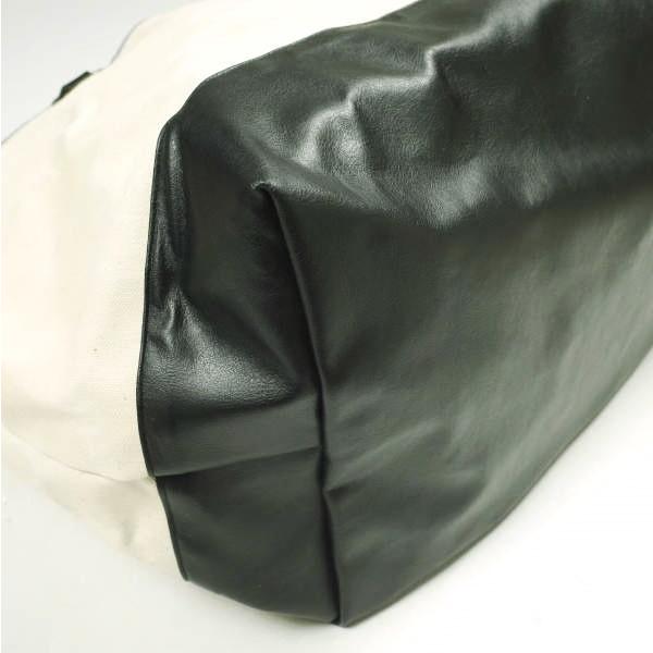 okyo tote 庵郷子 日本製 キャンバス x レザー トートバッグ 特大サイズ Natural カバン g15162 |  | 05