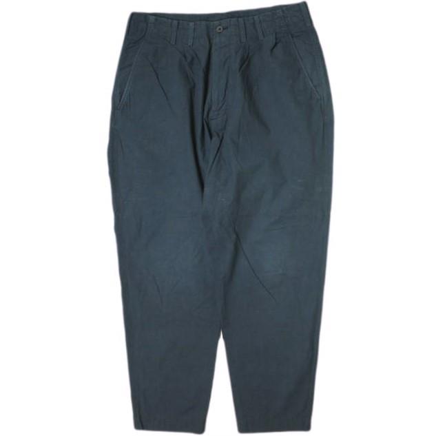 08sircus ゼロエイトサーカス 日本製 Typewriter Pegtop Pants タイプライターペグトップパンツ S17AM-CS02 4 ネイビー テーパード g15176 | 