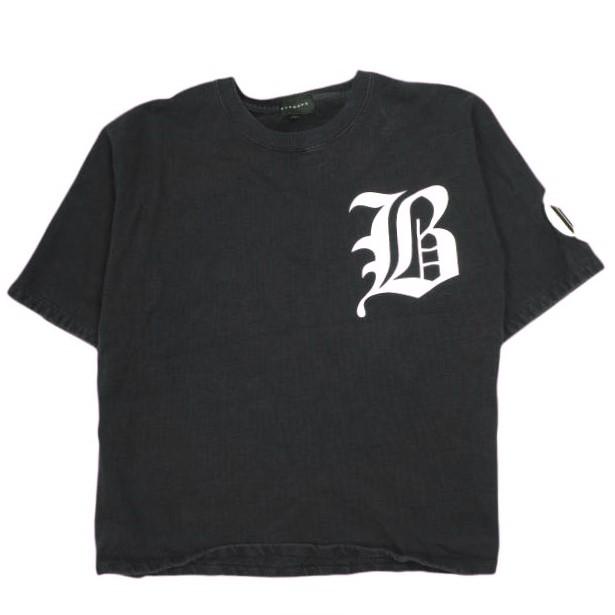 BUCCA 44 ブッカフォーティーフォー Bロゴ オーバーサイズショートスリーブスウェット BU19AU08-M5484 L NAVY トレーナー 半袖 裏毛 g15185 | 