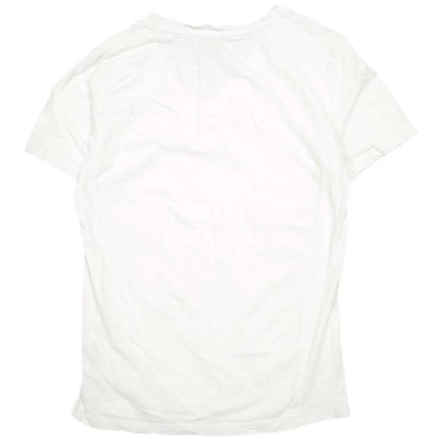 1piu1uguale3 RELAX ウノピゥウノウグァーレトレ リラックス 折り鶴ワンポイント刺繍 VネックTシャツ M ホワイト 半袖 トップス g15189 |  | 01