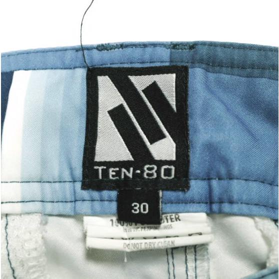 TEN-80 テンエイティー サーフショーツ 30 Blue チェック ボード ショートパンツ ボトムス g15202 |  | 02