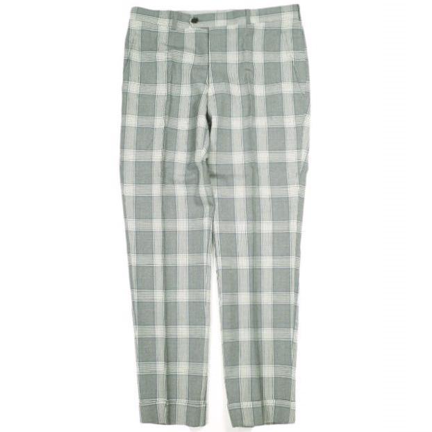 Tollegno 1900 トレーニョ グレンチェックスーツ 春夏モデル オーダーサイズ(M程度) グレー セットアップ ジャケット＆スラックス g15207 |  | 03