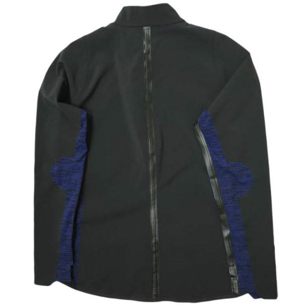 DESCENTE GOLF デサントゴルフ 日本製 g-arc collection サイトス４WAYストレッチナイロン×プライムフレックスヒートリテンションジャージー DGMMJL50 M BL00 BLACK/BLUE ジャケット ブルゾン アウター【中古】【DESCENTE GOLF】 DESCENTE GOLF デサントゴルフ g-arc サイトス4WAYストレッチナイロン