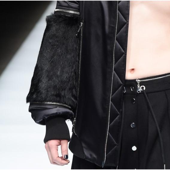 ACUOD by CHANU アクオド バイ チャヌ 17AW 日本製 2WAY リアルファー