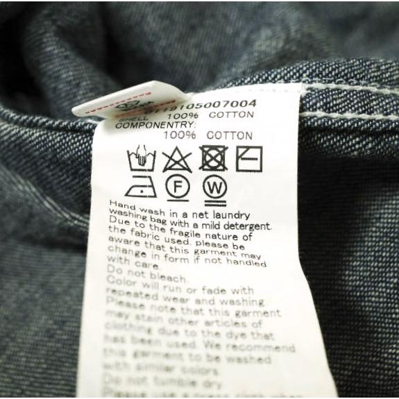 visvim ビズビム 19SS 日本製 SS LHAMO SHIRT ONE WASH デニム ラモシャツ 0119105007004 2 Indigo 野良着 羽織り トップス g15273 |  | 07