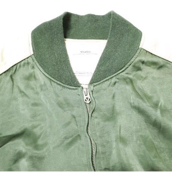 visvim ビズビム 21SS 日本製 DOUGLAS JKT ダグラスジャケット 0121105013021 2 OLIVE ダメージ加工 サテン スカジャン スーベニア g15275 |  | 02