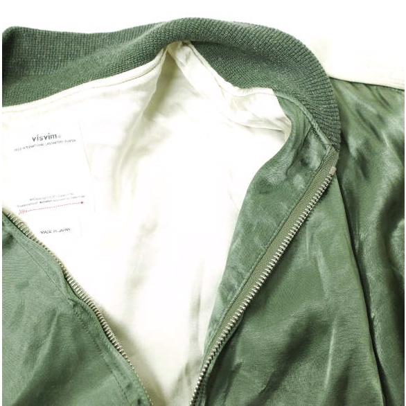 visvim ビズビム 21SS 日本製 DOUGLAS JKT ダグラスジャケット 0121105013021 2 OLIVE ダメージ加工 サテン スカジャン スーベニア g15275 |  | 05