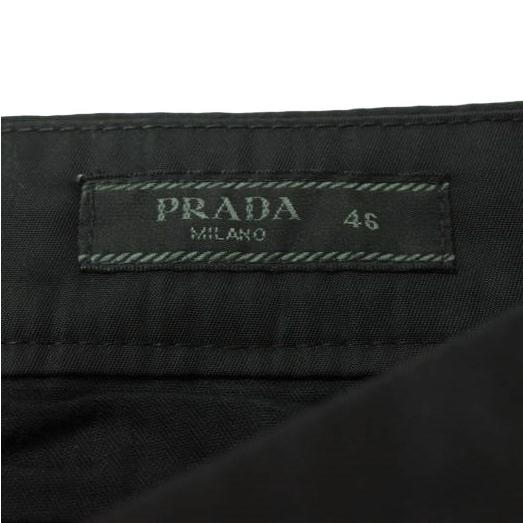 PRADA プラダ 19AW ジップデザイン ナイロンテーパードパンツ ACU1 2019 2716 SPH S192 I18 46 ブラック ボトムス g15280 |  | 05