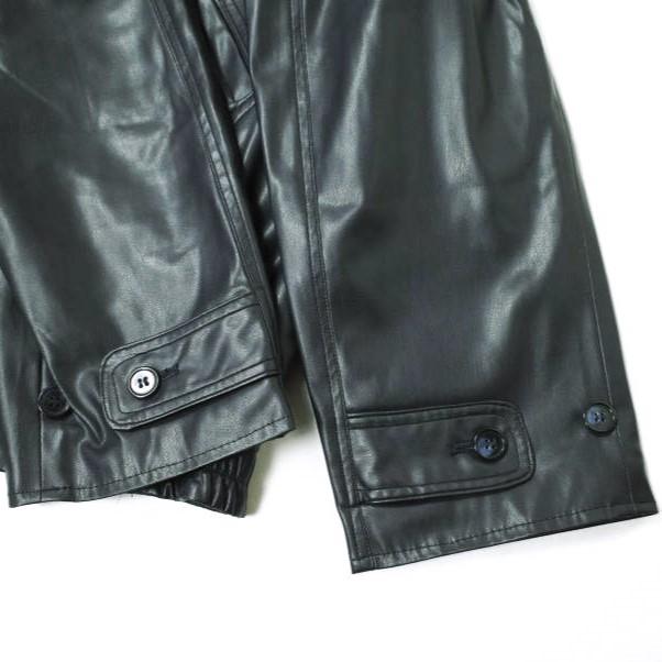 rajabrooke ラジャブルック 日本製 KULIT BUATAN フェイクレザージャケット L NAVY 革ジャン アウター g15314 |  | 05