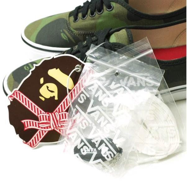 新品 A BATHING APE x VANS ア ベイシング エイプ バンズ 別注 AUTHENTIC 44 DX オーセンティック US9(27cm) 1ST CAMO GREEN 迷彩 g15319 |  | 06