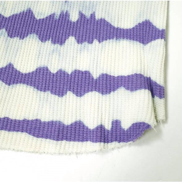 UNUSED アンユーズド 21SS Tie Dye Thermal Long Sleeve T-shirt タイダイ染めサーマルロングスリーブTシャツ US2023 0 PURPLE カットソー |  | 06