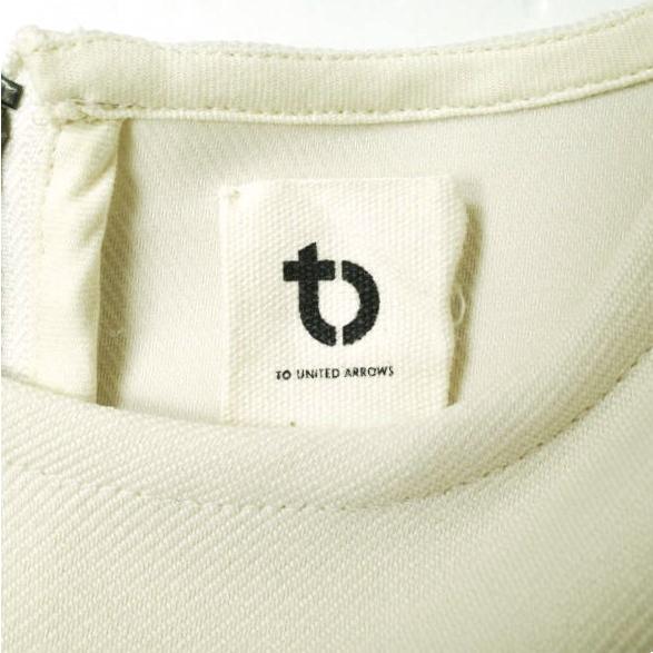 TO UNITED ARROWS ユナイテッドアローズ 日本製 P FLA MAXI ONE PIECE 二重織カルゼマキシワンピース 1583-699-0060 M Off White g15329 |  | 03