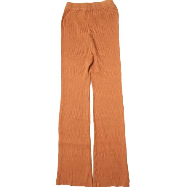 PERVERZE パーバーズ 20SS Cotton Rib Line Pants コットンリブラインパンツ 0120010503 Free オレンジ カットオフ イージー フレア g15332 |  | 01
