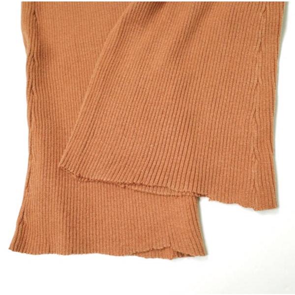 PERVERZE パーバーズ 20SS Cotton Rib Line Pants コットンリブラインパンツ 0120010503 Free オレンジ カットオフ イージー フレア g15332 |  | 04